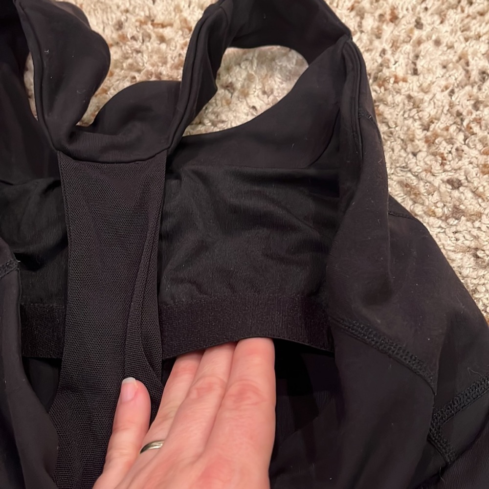 LULULEMON Black Racerbank Tank - Picture 5 of 5